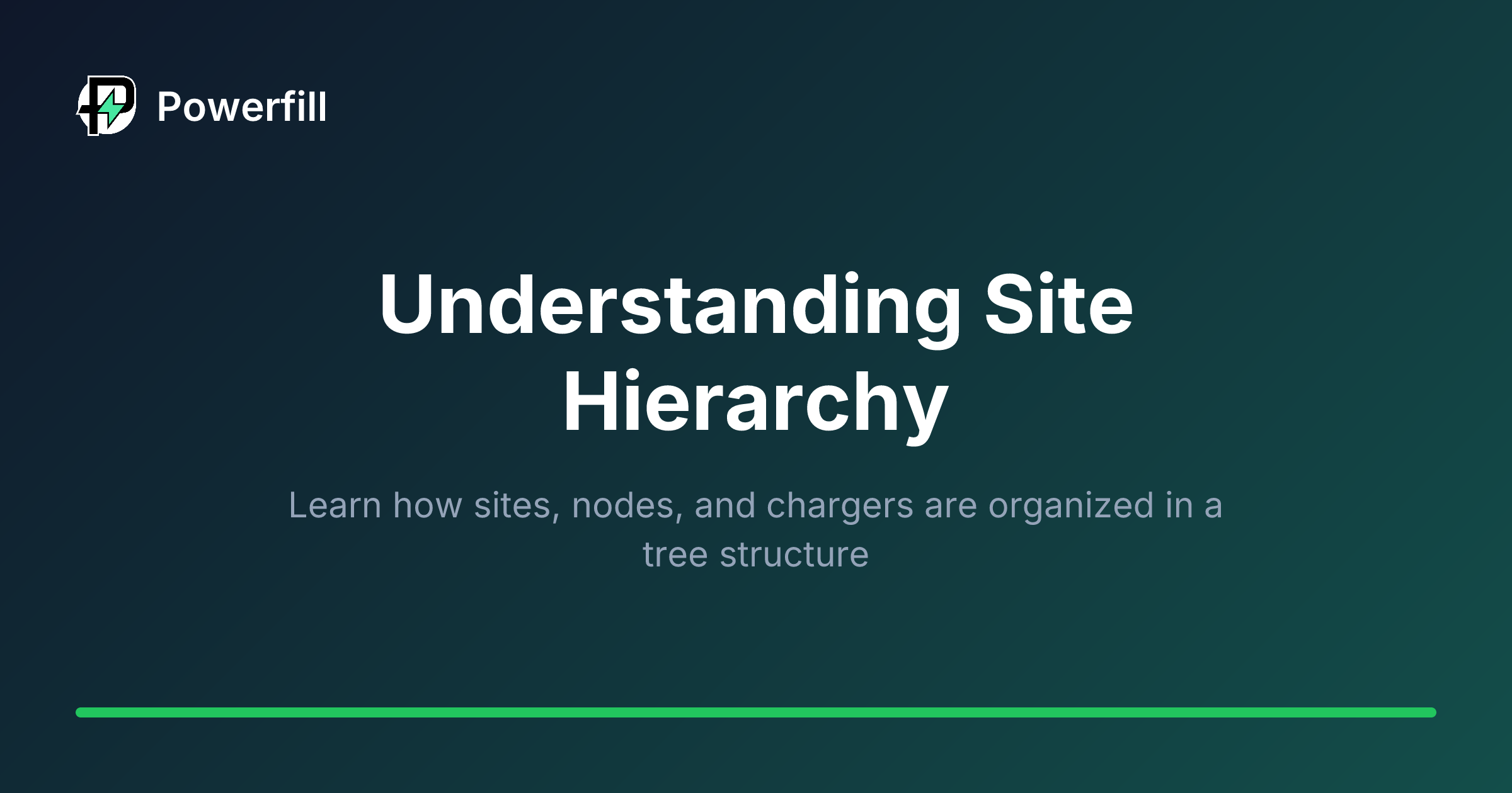 Understanding Site Hierarchy - Powerfill Docs